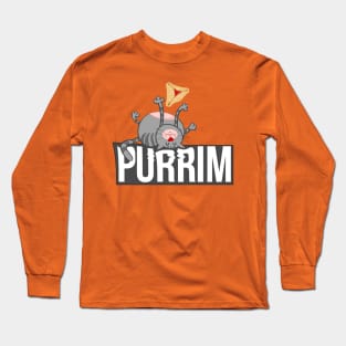 Purim Cat - Shalach Manos Long Sleeve T-Shirt